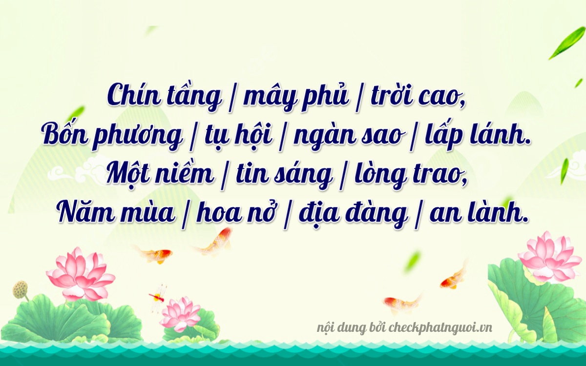 Bài thơ ý nghĩa cho <b>biển số 29AA-94157</b> tại website checkphatnguoi.vn