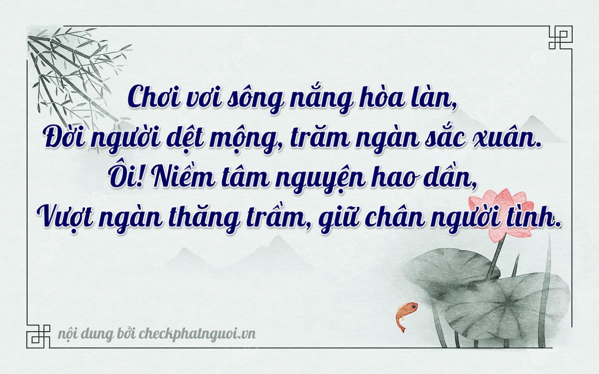 Bài thơ ý nghĩa cho <b>biển số 29AB-11679</b> tại website checkphatnguoi.vn