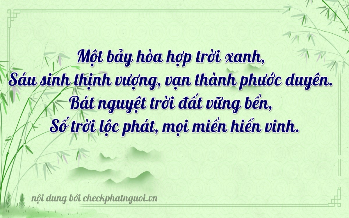 Bài thơ ý nghĩa cho <b>biển số 29AB-16718</b> tại website checkphatnguoi.vn