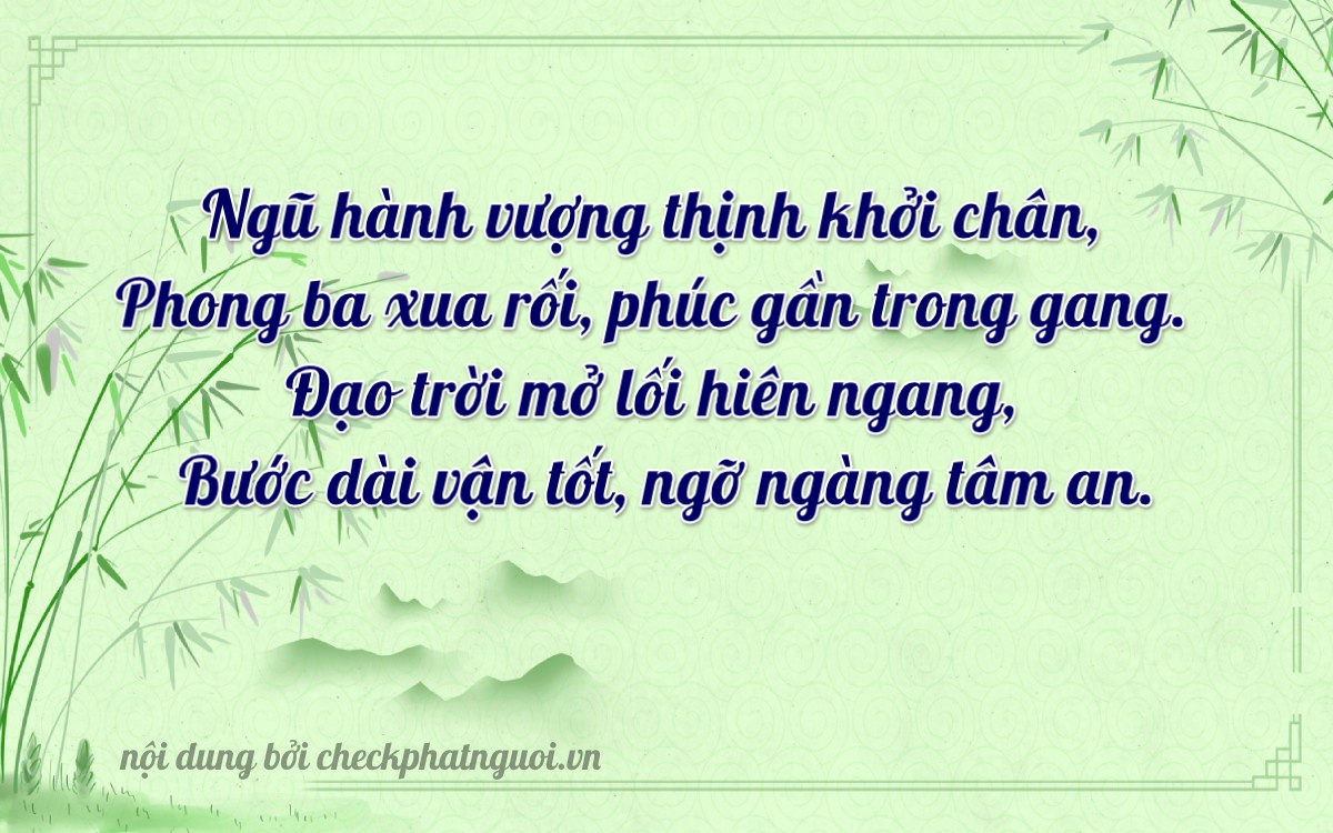 Bài thơ ý nghĩa cho <b>biển số 29AB-65049</b> tại website checkphatnguoi.vn