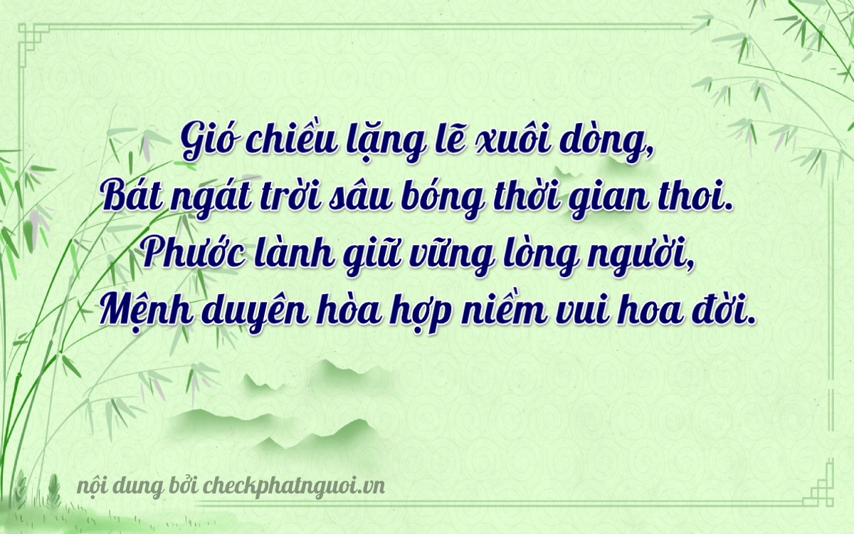 Bài thơ ý nghĩa cho <b>biển số 29AB-82871</b> tại website checkphatnguoi.vn