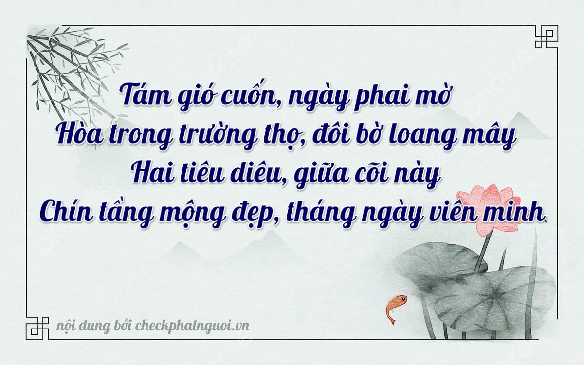 Bài thơ ý nghĩa cho <b>biển số 29AB-88298</b> tại website checkphatnguoi.vn