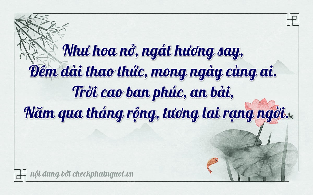 Bài thơ ý nghĩa cho <b>biển số 29AB-97898</b> tại website checkphatnguoi.vn