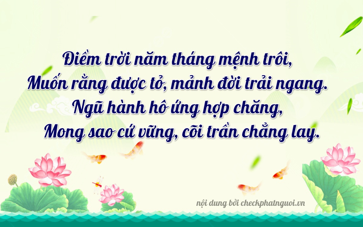 Bài thơ ý nghĩa cho <b>biển số 29AD-59630</b> tại website checkphatnguoi.vn