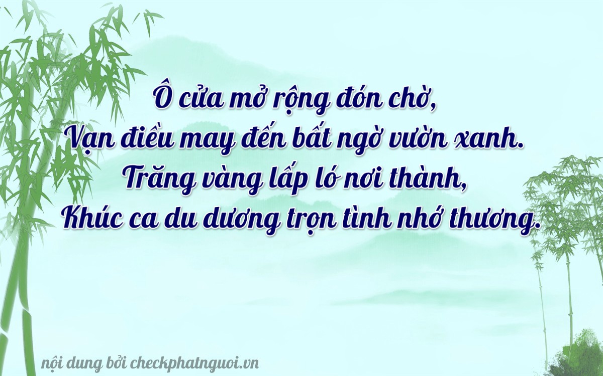 Bài thơ ý nghĩa cho <b>biển số 29AH-09270</b> tại website checkphatnguoi.vn