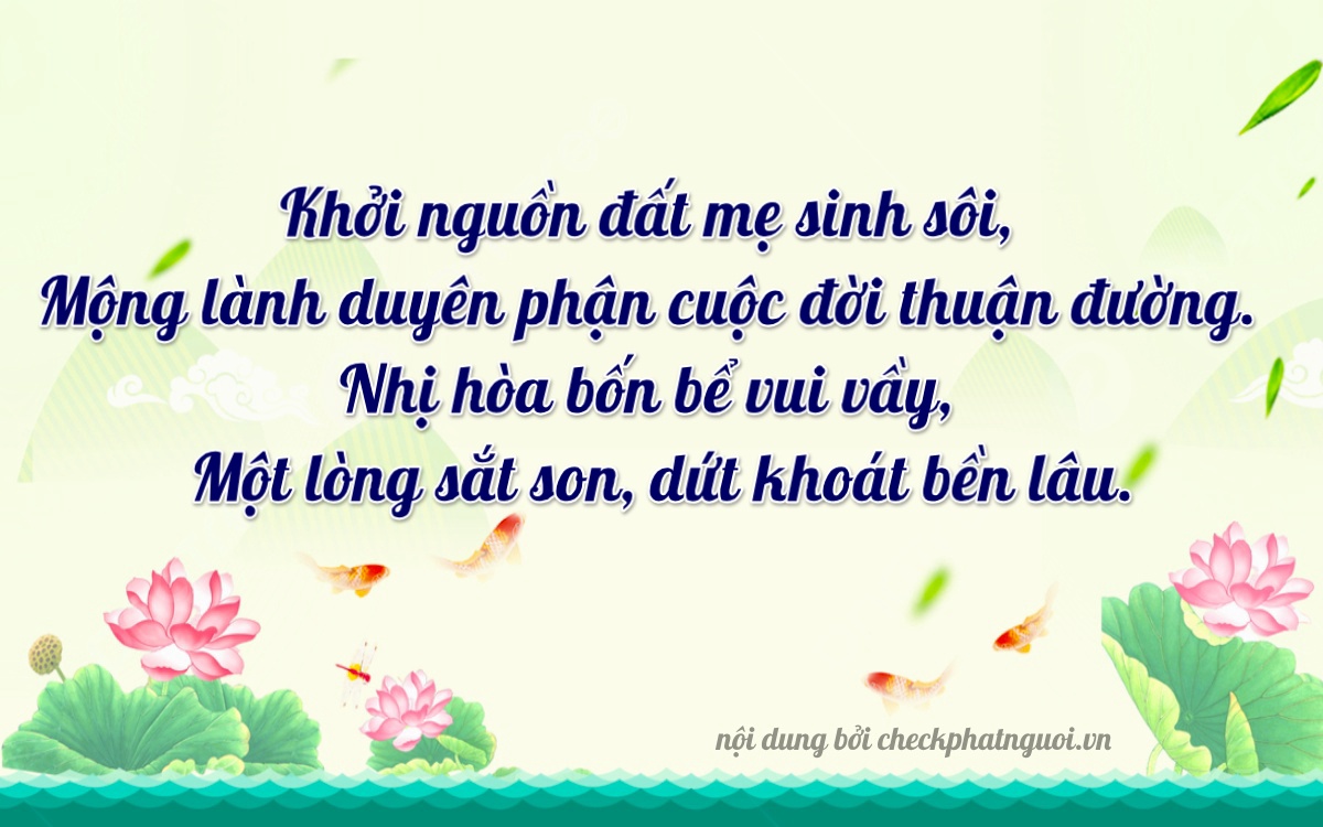 Bài thơ ý nghĩa cho <b>biển số 29AK-01110</b> tại website checkphatnguoi.vn