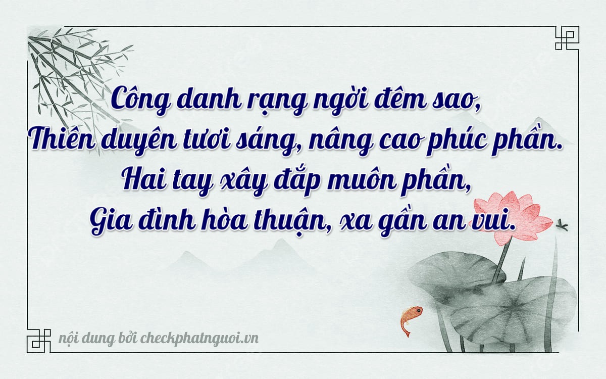 Bài thơ ý nghĩa cho <b>biển số 29AK-02032</b> tại website checkphatnguoi.vn