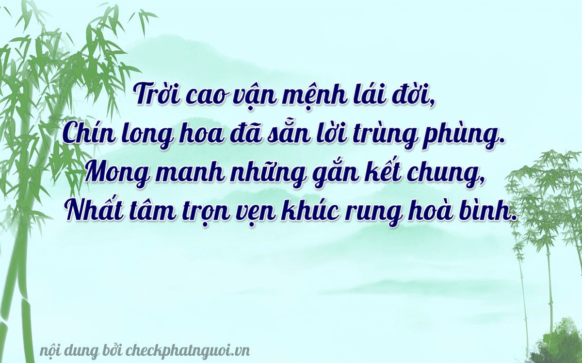 Bài thơ ý nghĩa cho <b>biển số 29AK-09191</b> tại website checkphatnguoi.vn