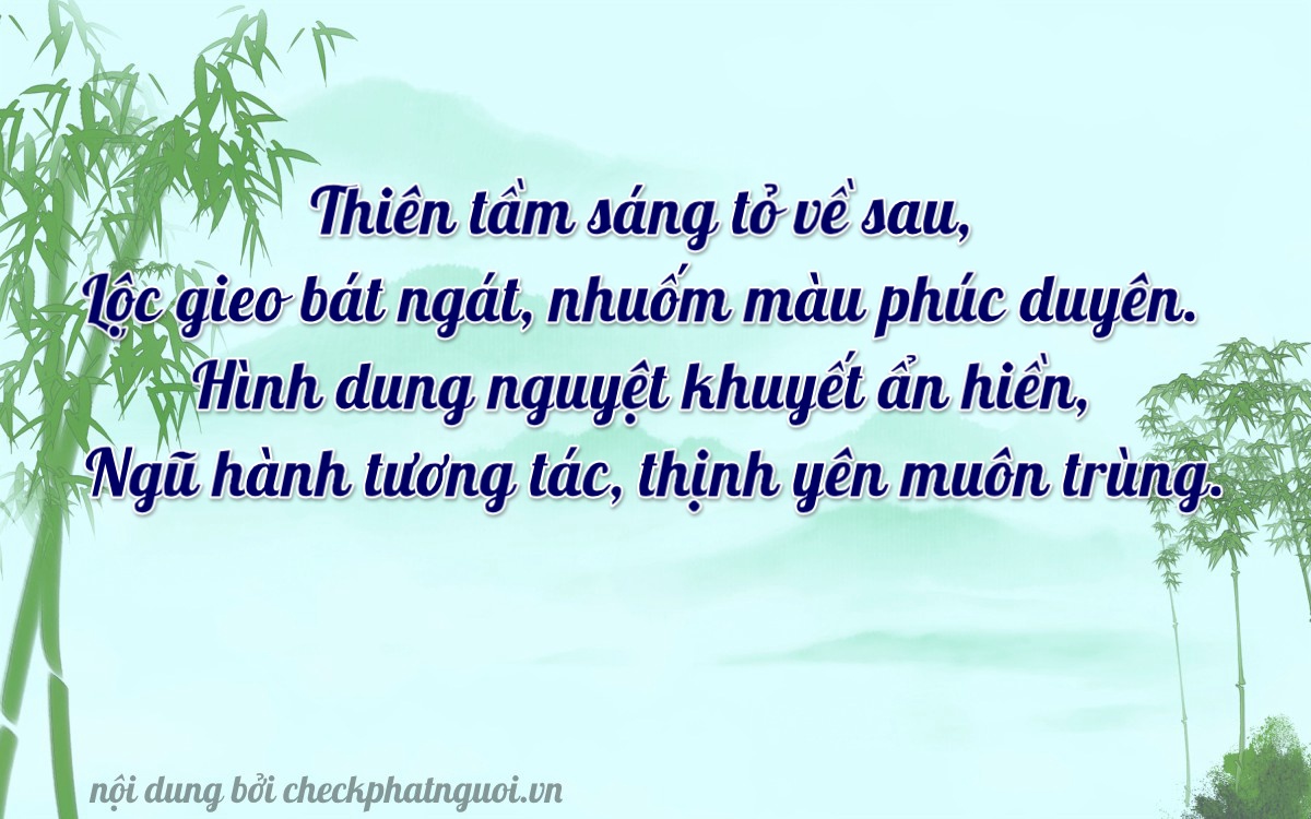 Bài thơ ý nghĩa cho <b>biển số 29AN-04685</b> tại website checkphatnguoi.vn