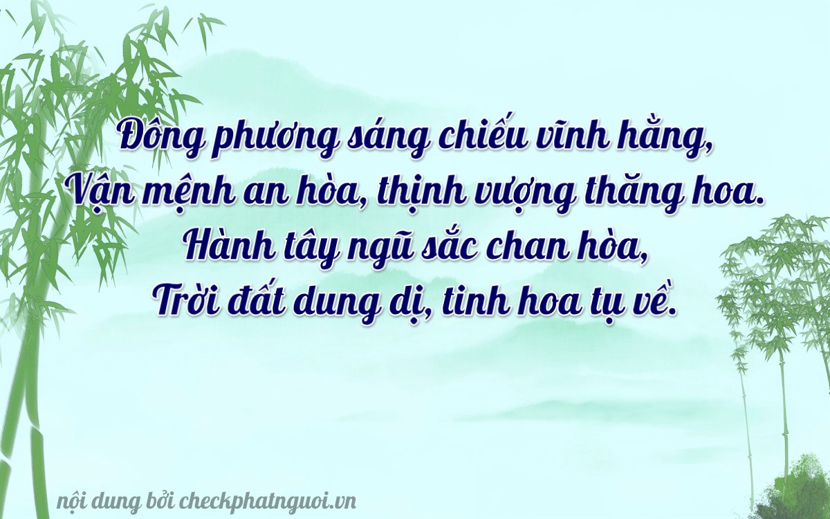 Bài thơ ý nghĩa cho <b>biển số 29AX-08270</b> tại website checkphatnguoi.vn