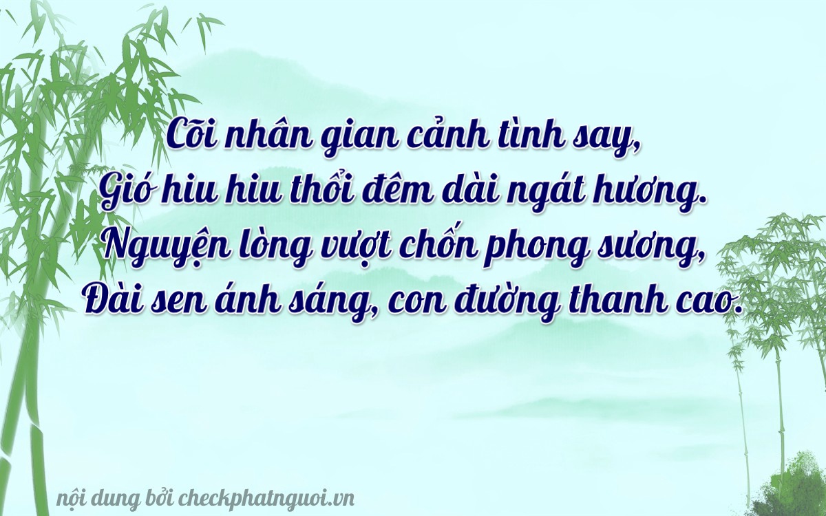 Bài thơ ý nghĩa cho <b>biển số 29AX-12124</b> tại website checkphatnguoi.vn