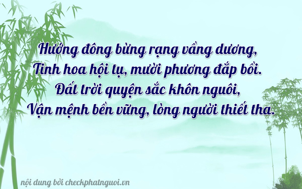 Bài thơ ý nghĩa cho <b>biển số 29B2-27387</b> tại website checkphatnguoi.vn