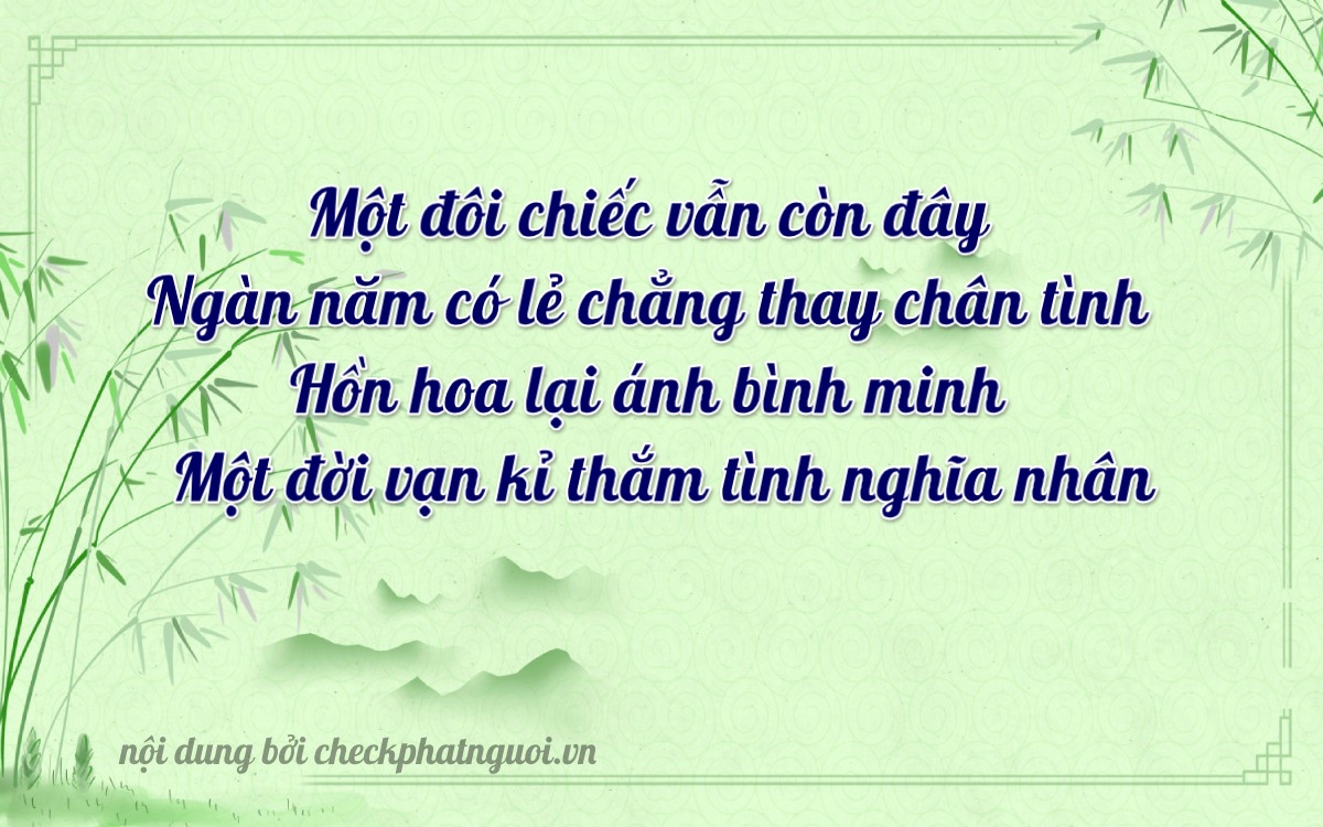 Bài thơ ý nghĩa cho <b>biển số 29BB-10201</b> tại website checkphatnguoi.vn