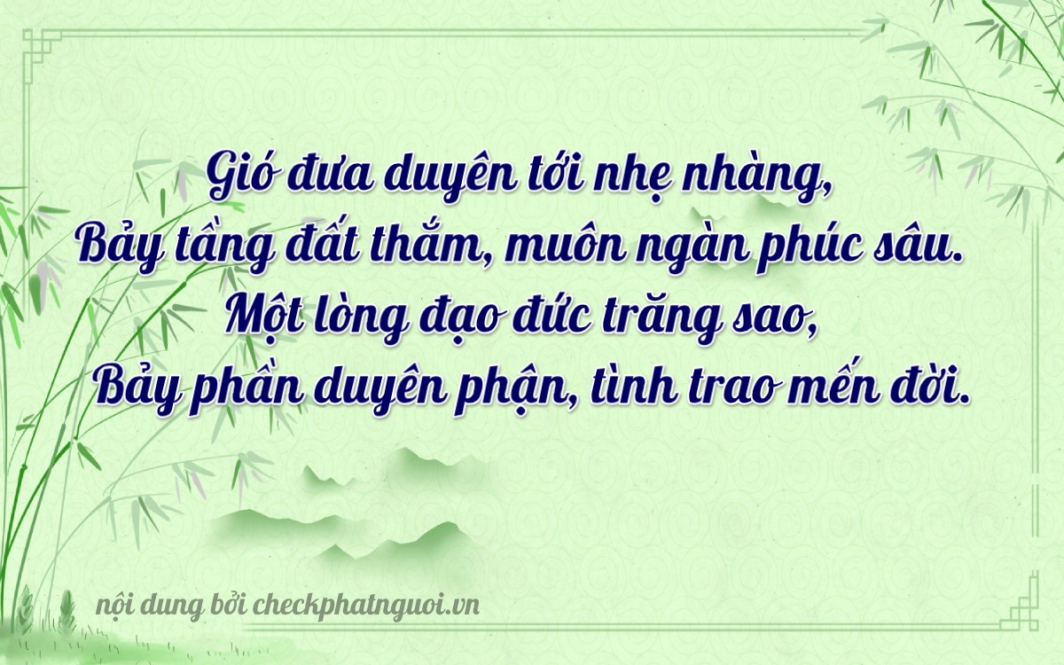 Bài thơ ý nghĩa cho <b>biển số 29BB-10717</b> tại website checkphatnguoi.vn