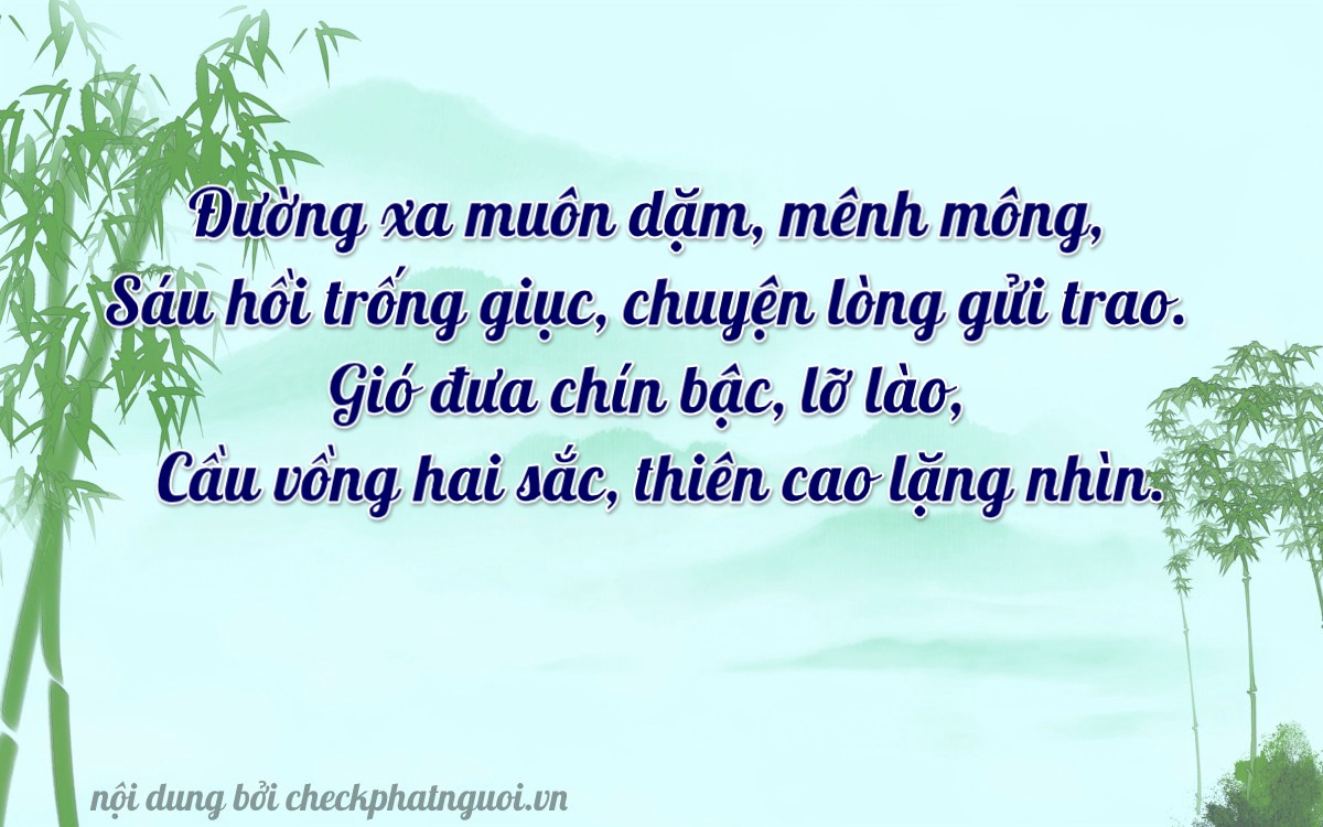 Bài thơ ý nghĩa cho <b>biển số 29BD-10629</b> tại website checkphatnguoi.vn