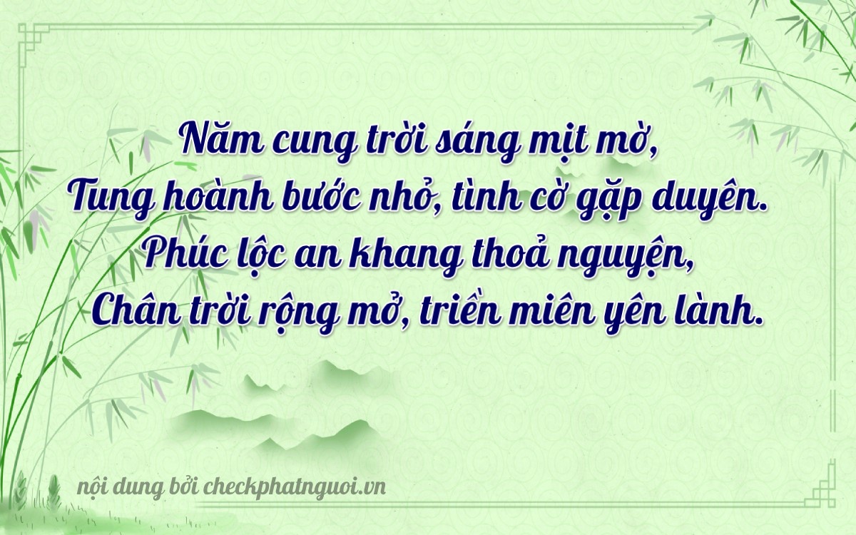 Bài thơ ý nghĩa cho <b>biển số 29BD-15151</b> tại website checkphatnguoi.vn