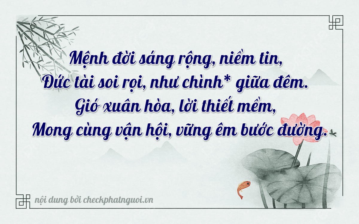 Bài thơ ý nghĩa cho <b>biển số 29BF-03600</b> tại website checkphatnguoi.vn