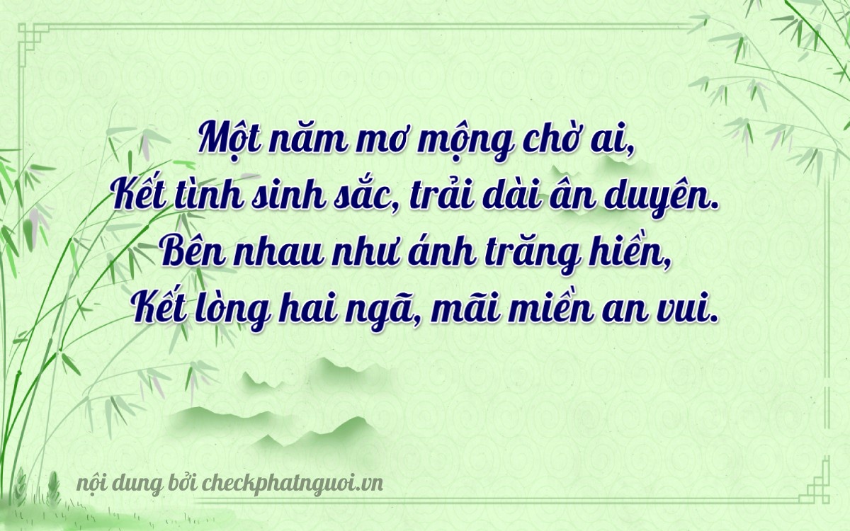 Bài thơ ý nghĩa cho <b>biển số 29BF-11581</b> tại website checkphatnguoi.vn