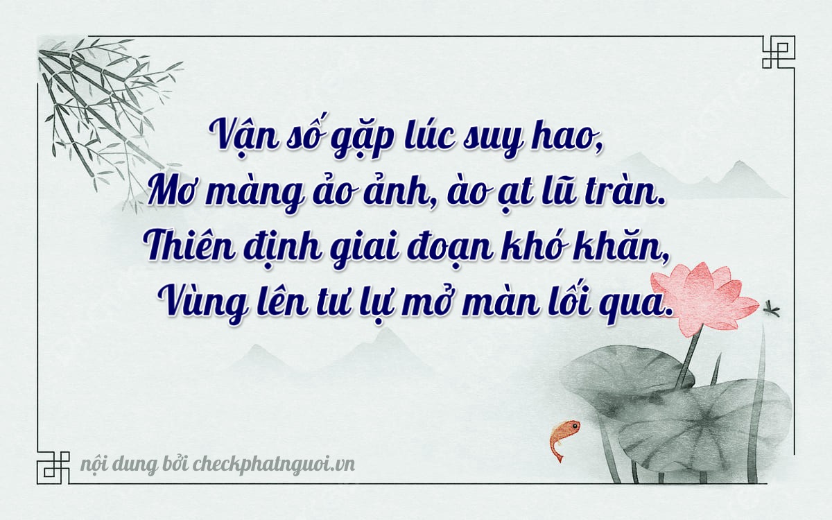 Bài thơ ý nghĩa cho <b>biển số 29BF-11802</b> tại website checkphatnguoi.vn