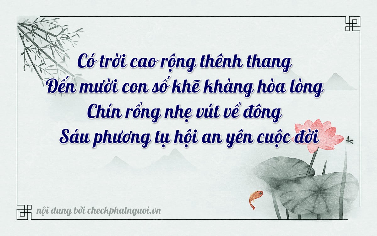 Bài thơ ý nghĩa cho <b>biển số 29BH-03096</b> tại website checkphatnguoi.vn