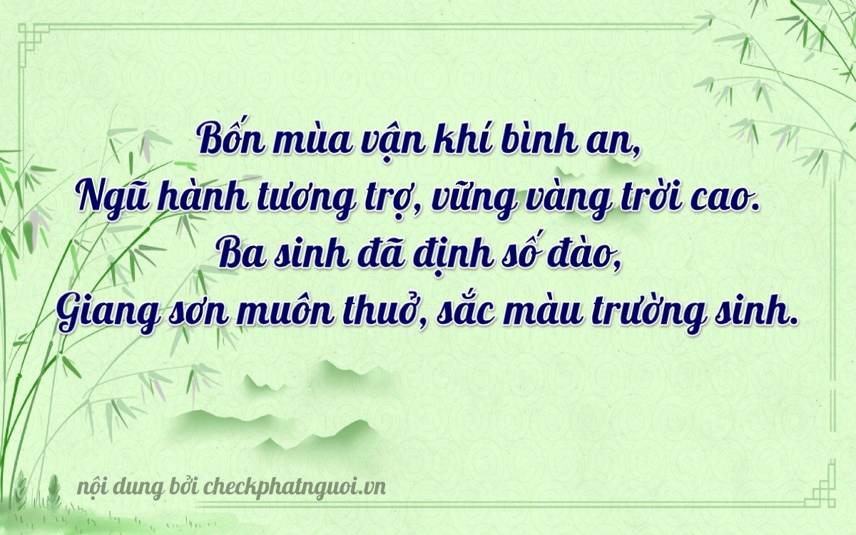 Bài thơ ý nghĩa cho <b>biển số 29C-04769</b> tại website checkphatnguoi.vn