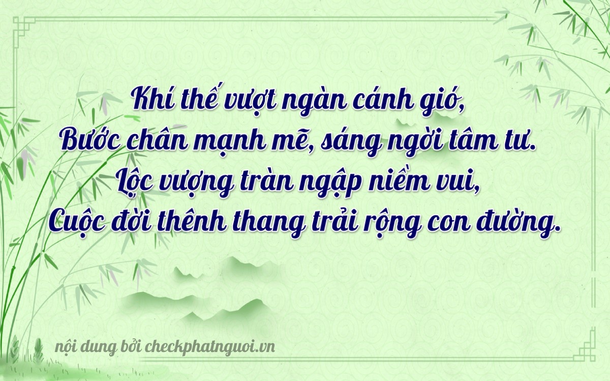 Bài thơ ý nghĩa cho <b>biển số 29C-15862</b> tại website checkphatnguoi.vn