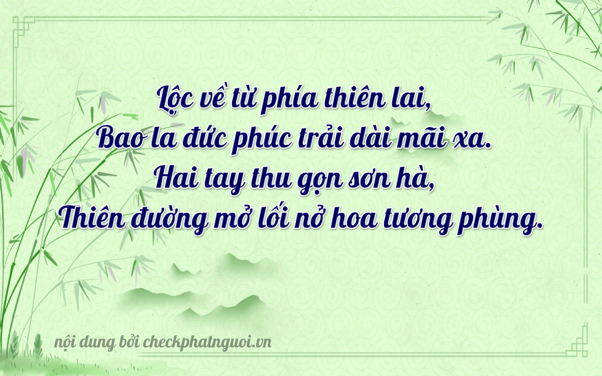 Bài thơ ý nghĩa cho <b>biển số 29C1-62362</b> tại website checkphatnguoi.vn