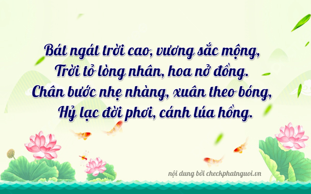 Bài thơ ý nghĩa cho <b>biển số 29C1-86655</b> tại website checkphatnguoi.vn