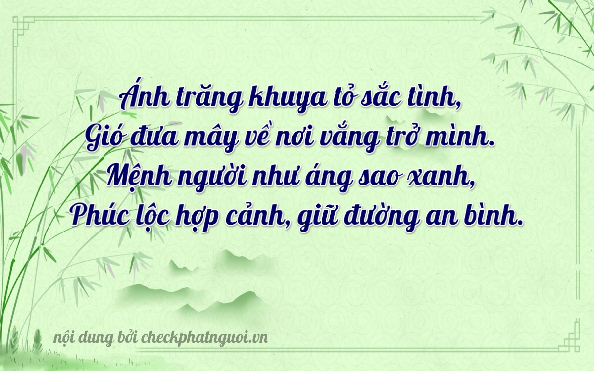 Bài thơ ý nghĩa cho <b>biển số 29C-28555</b> tại website checkphatnguoi.vn