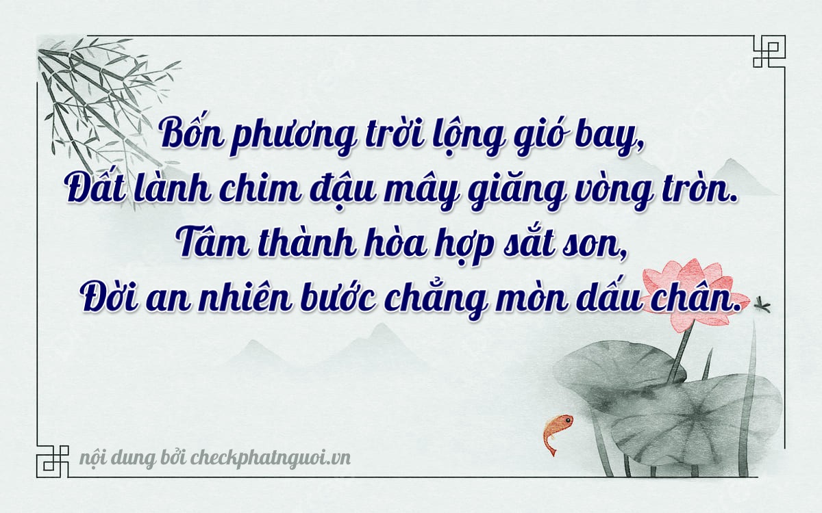 Bài thơ ý nghĩa cho <b>biển số 29C-74476</b> tại website checkphatnguoi.vn