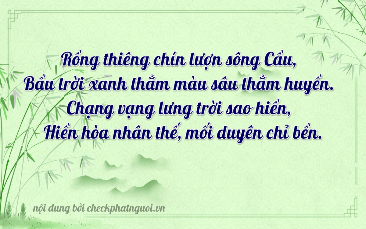 Bài thơ ý nghĩa cho <b>biển số 29C-89390</b> tại website checkphatnguoi.vn