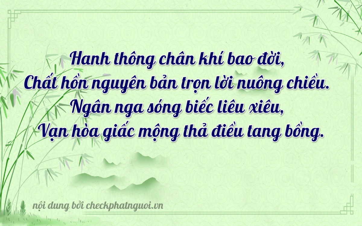 Bài thơ ý nghĩa cho <b>biển số 29C-98219</b> tại website checkphatnguoi.vn