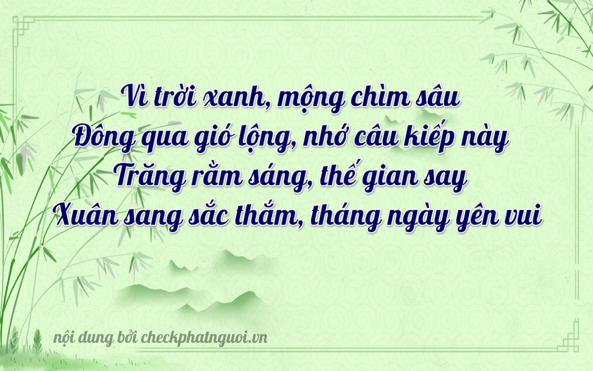 Bài thơ ý nghĩa cho <b>biển số 29D-12563</b> tại website checkphatnguoi.vn