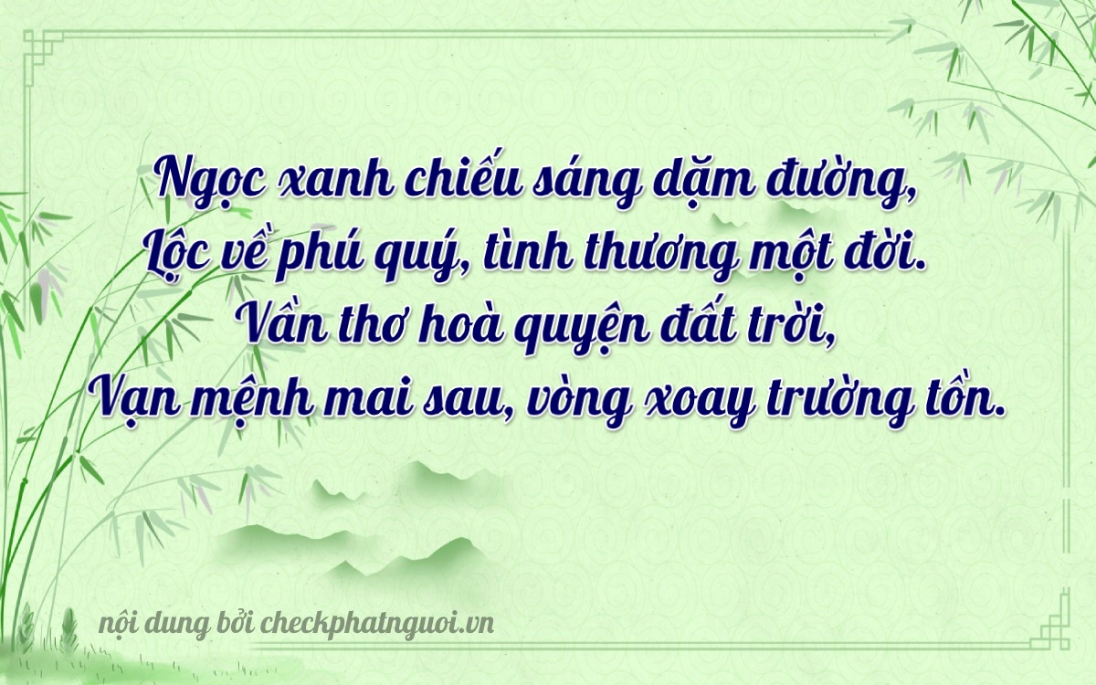 Bài thơ ý nghĩa cho <b>biển số 29D2-11074</b> tại website checkphatnguoi.vn