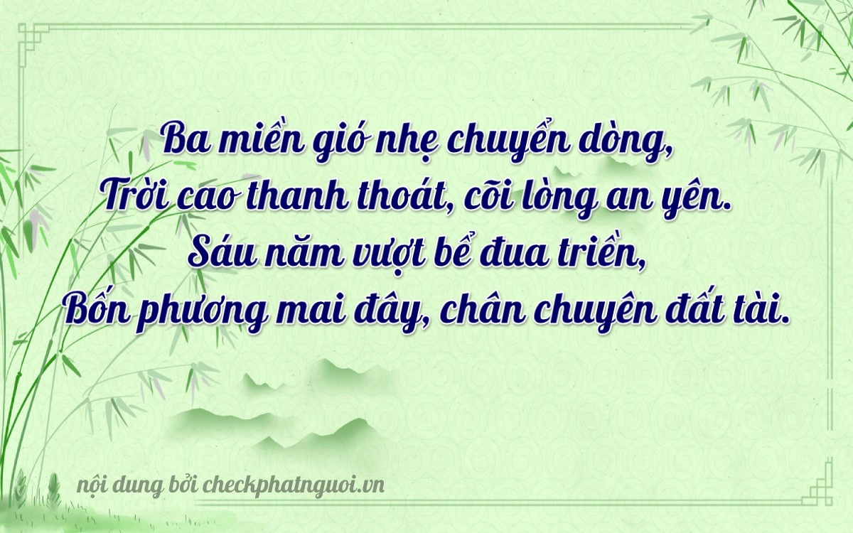 Bài thơ ý nghĩa cho <b>biển số 29D-32645</b> tại website checkphatnguoi.vn