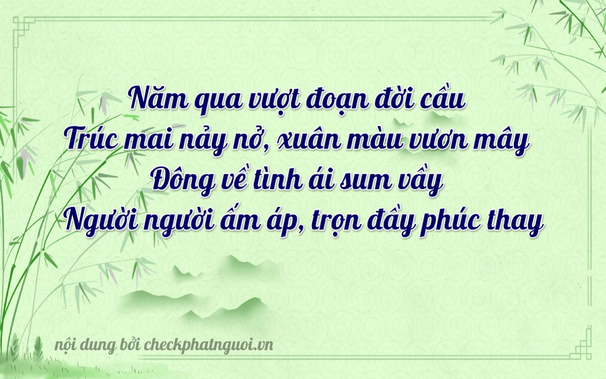 Bài thơ ý nghĩa cho <b>biển số 29D-59348</b> tại website checkphatnguoi.vn
