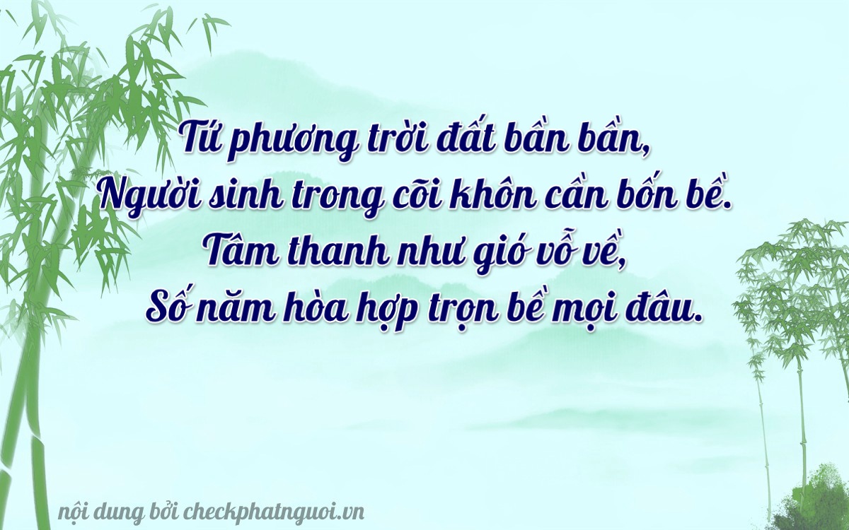 Bài thơ ý nghĩa cho <b>biển số 29E-04499</b> tại website checkphatnguoi.vn