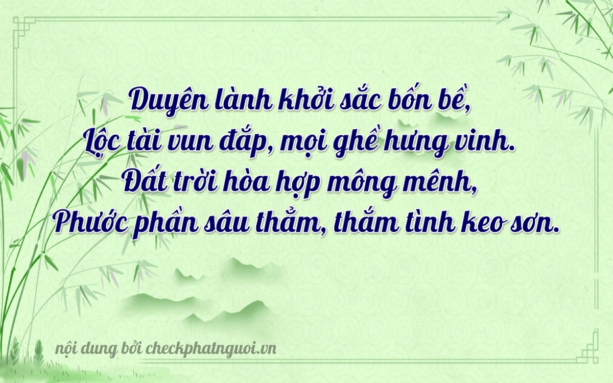 Bài thơ ý nghĩa cho <b>biển số 29E1-32208</b> tại website checkphatnguoi.vn