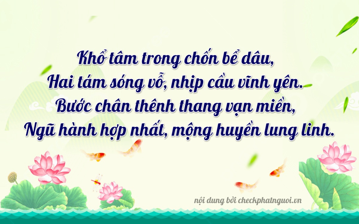 Bài thơ ý nghĩa cho <b>biển số 29E2-28850</b> tại website checkphatnguoi.vn