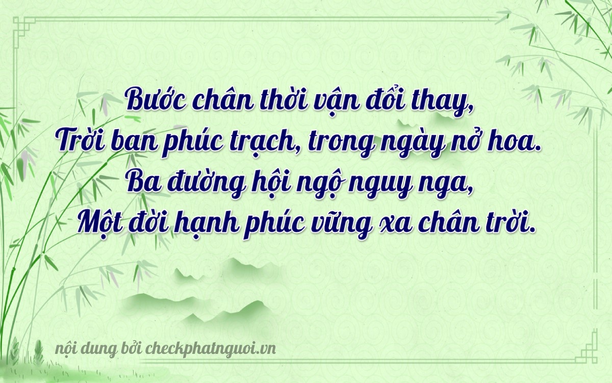 Bài thơ ý nghĩa cho <b>biển số 29E2-39310</b> tại website checkphatnguoi.vn