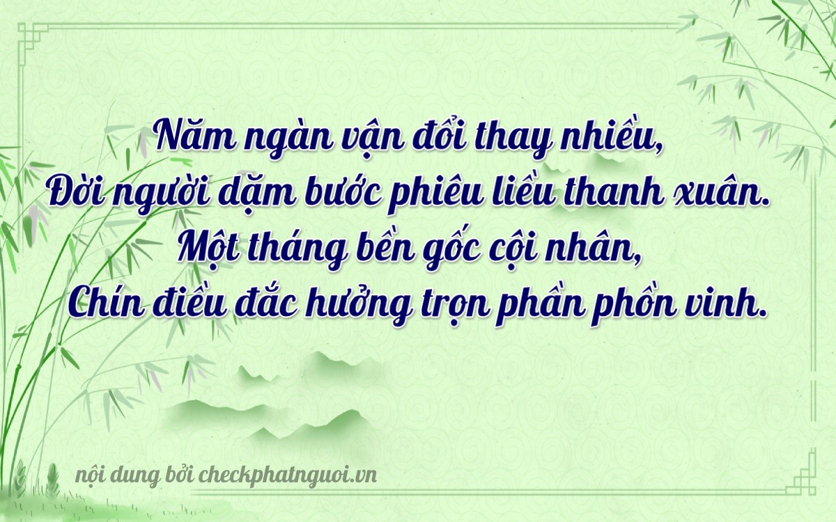 Bài thơ ý nghĩa cho <b>biển số 29E2-59149</b> tại website checkphatnguoi.vn