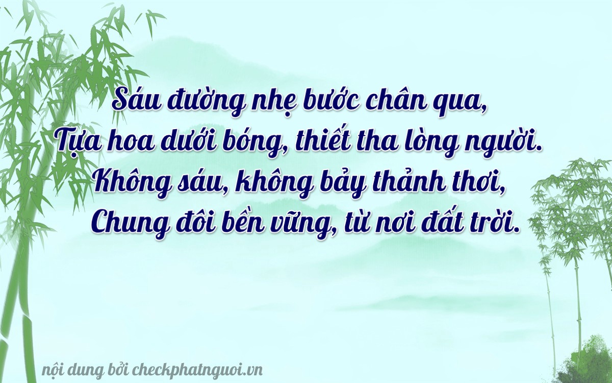 Bài thơ ý nghĩa cho <b>biển số 29E2-62076</b> tại website checkphatnguoi.vn