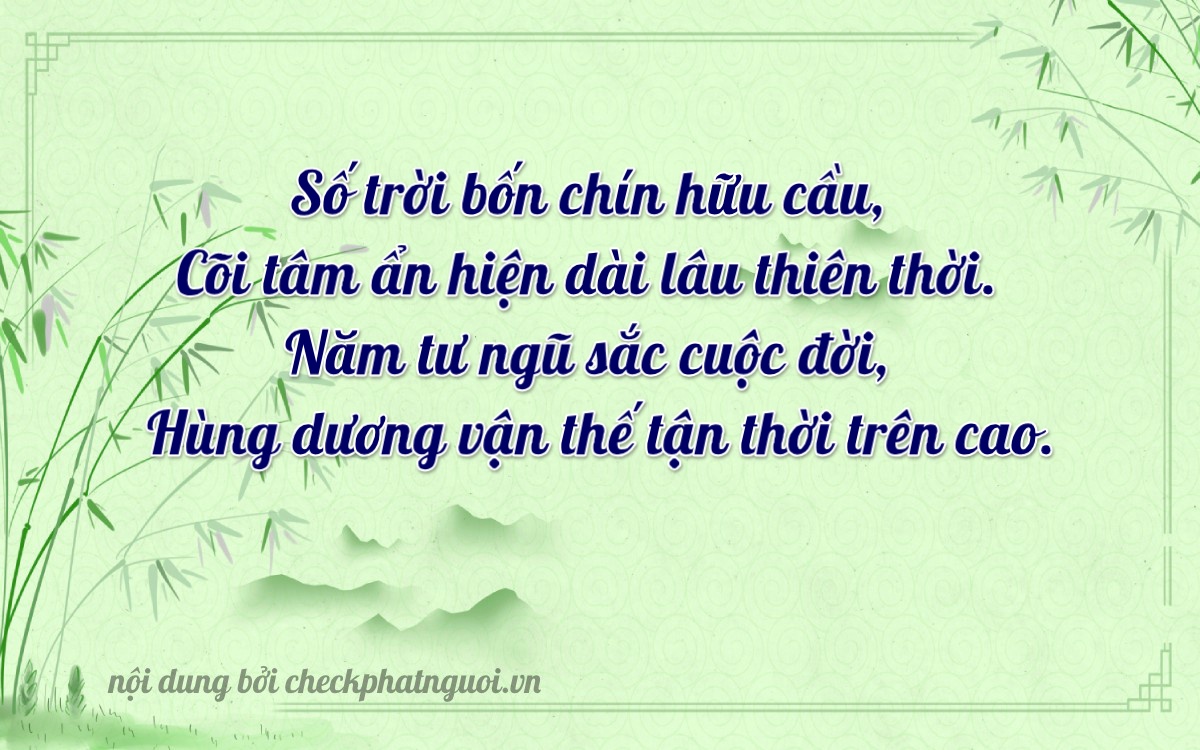 Bài thơ ý nghĩa cho <b>biển số 29E2-94560</b> tại website checkphatnguoi.vn