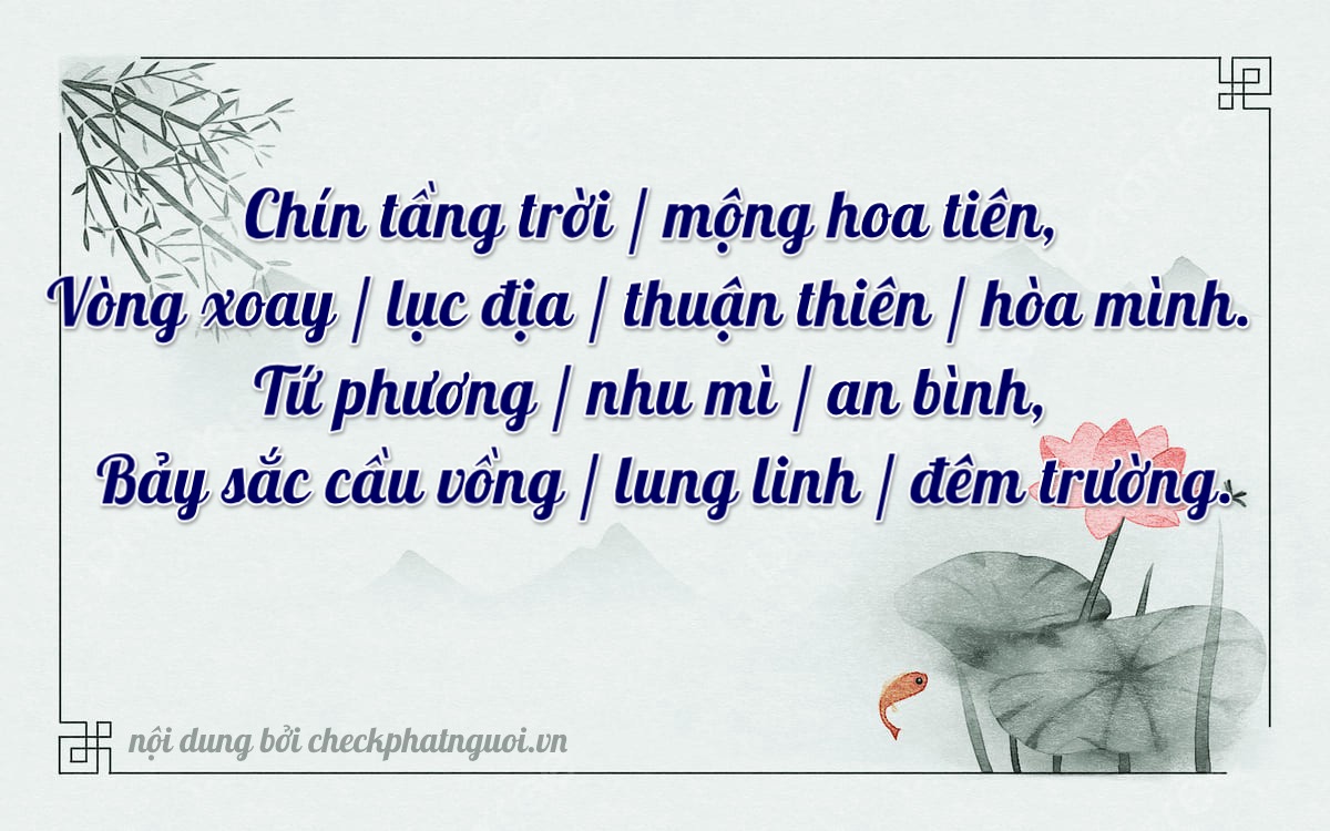 Bài thơ ý nghĩa cho <b>biển số 29G1-94657</b> tại website checkphatnguoi.vn