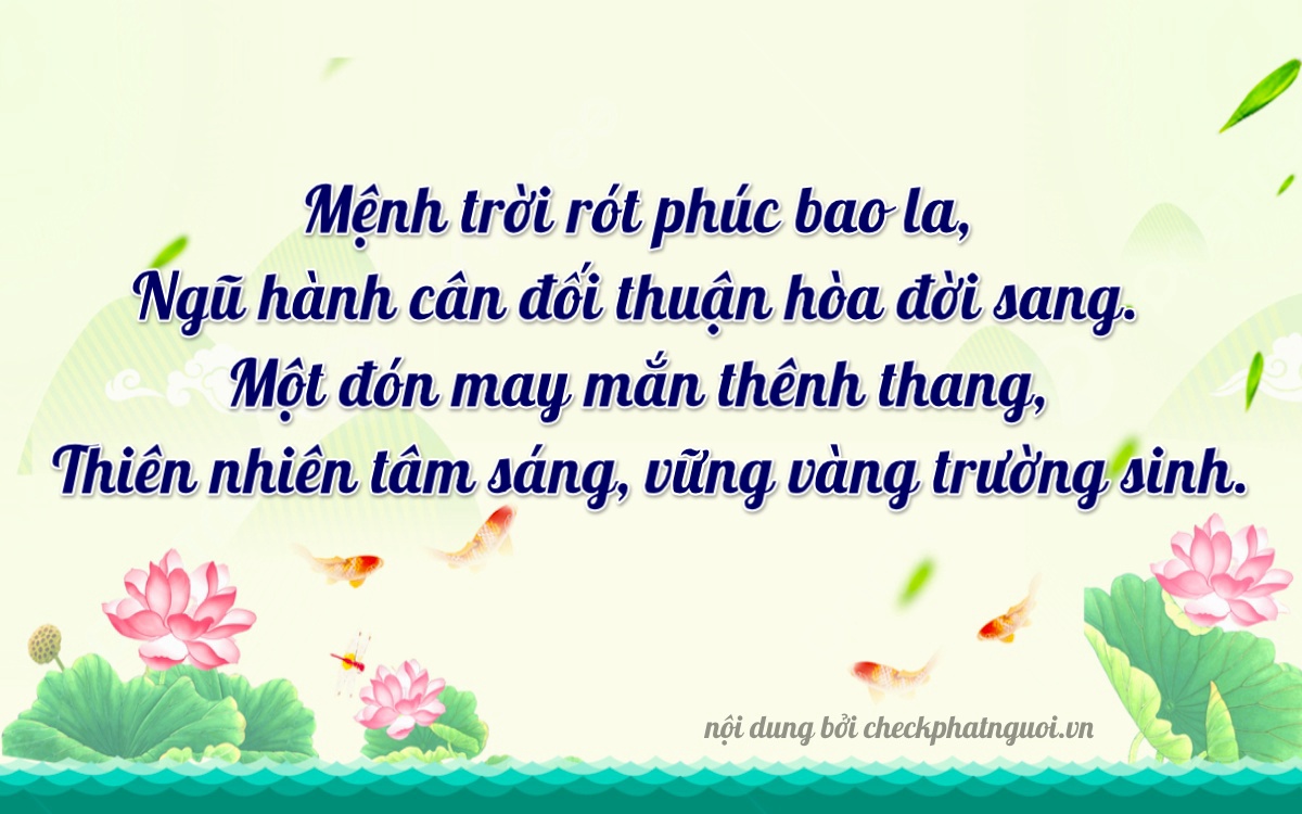 Bài thơ ý nghĩa cho <b>biển số 29H-10505</b> tại website checkphatnguoi.vn