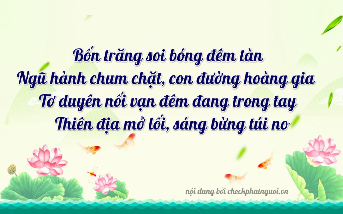 Bài thơ ý nghĩa cho <b>biển số 29H-26760</b> tại website checkphatnguoi.vn