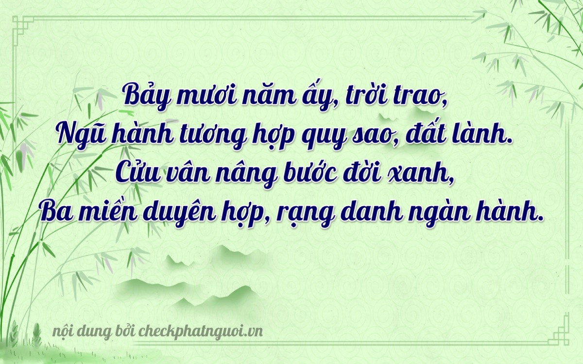 Bài thơ ý nghĩa cho <b>biển số 29H-71593</b> tại website checkphatnguoi.vn