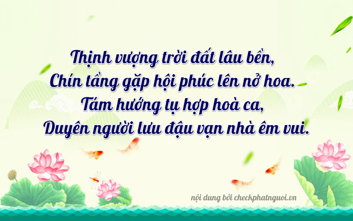 Bài thơ ý nghĩa cho <b>biển số 29H-91809</b> tại website checkphatnguoi.vn