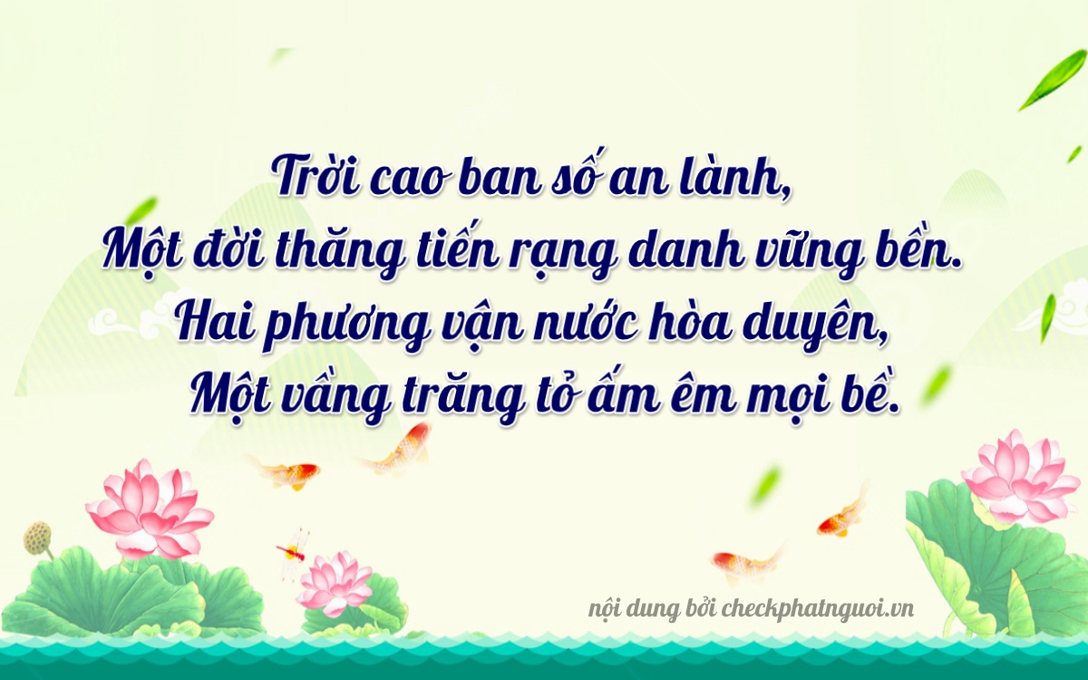 Bài thơ ý nghĩa cho <b>biển số 29K-01021</b> tại website checkphatnguoi.vn