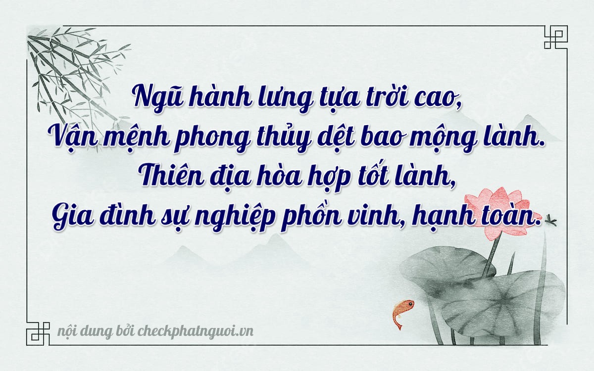 Bài thơ ý nghĩa cho <b>biển số 29K-05020</b> tại website checkphatnguoi.vn